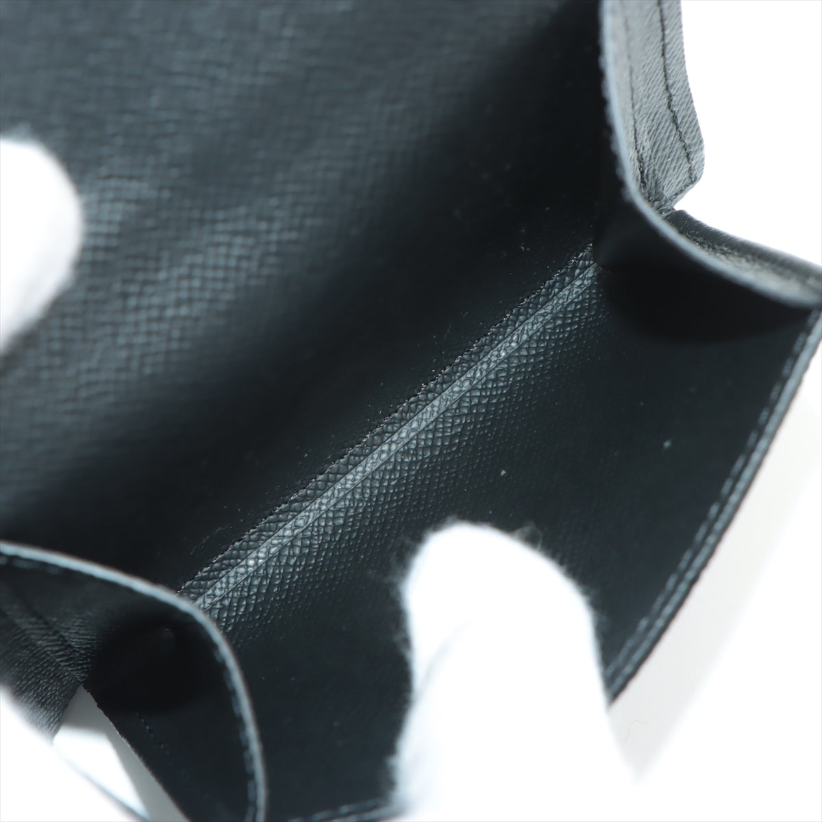 Louis Vuitton Taiga Portfolio Marco NM M30865 Black Wallet