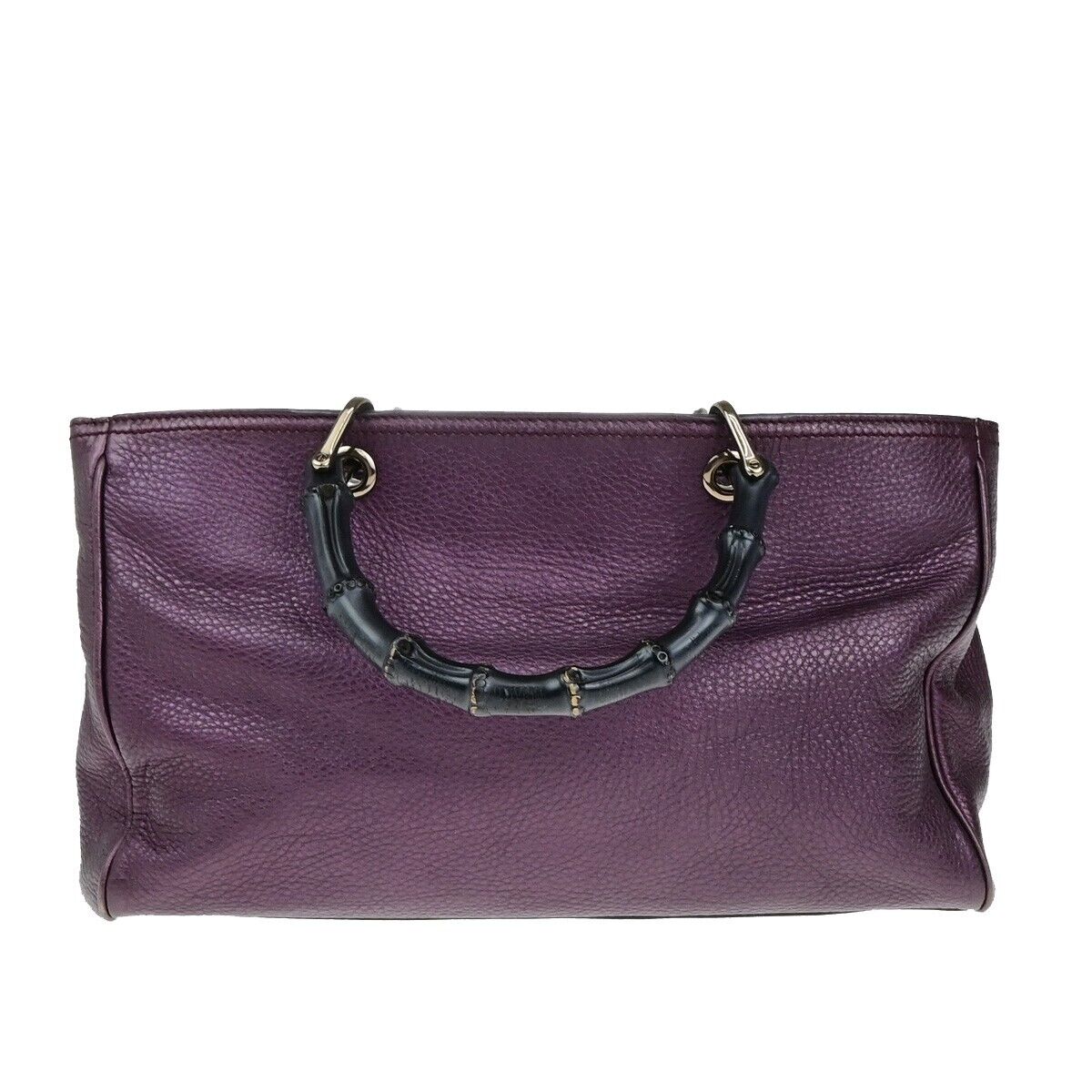 Gucci Bamboo  Leather Tote Bag ()