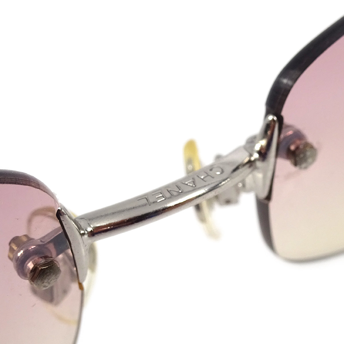 Chanel Sunglasses Eyewear Purple Small New