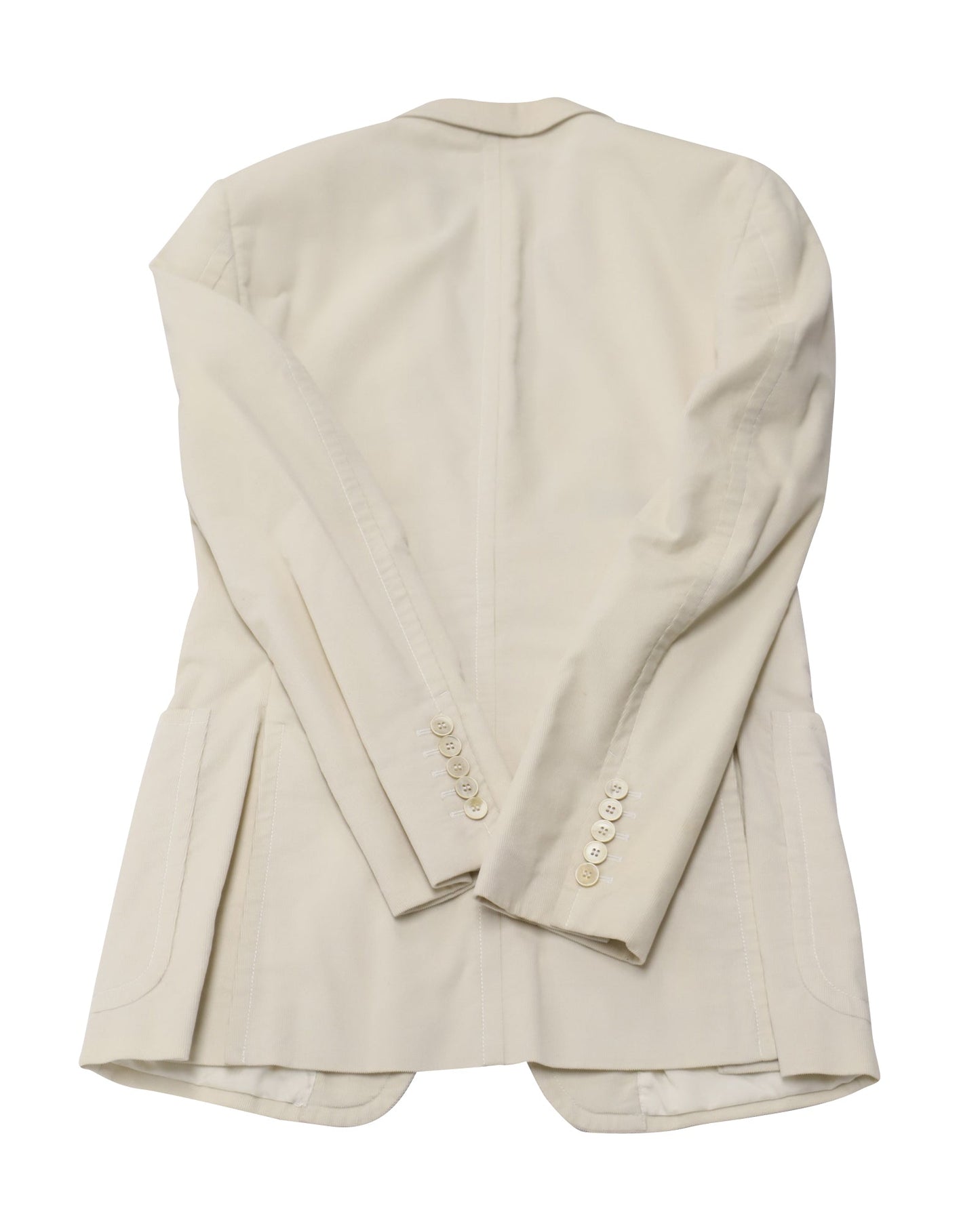 Gucci Corduroy Blazer in Ivory Cotton