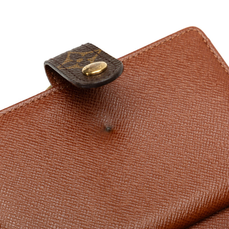 Louis Vuitton Monogram Portemone Vie Vie de Vienna Double Fold Wallet M61663 Brown PVC Leather  Louis Vuitton