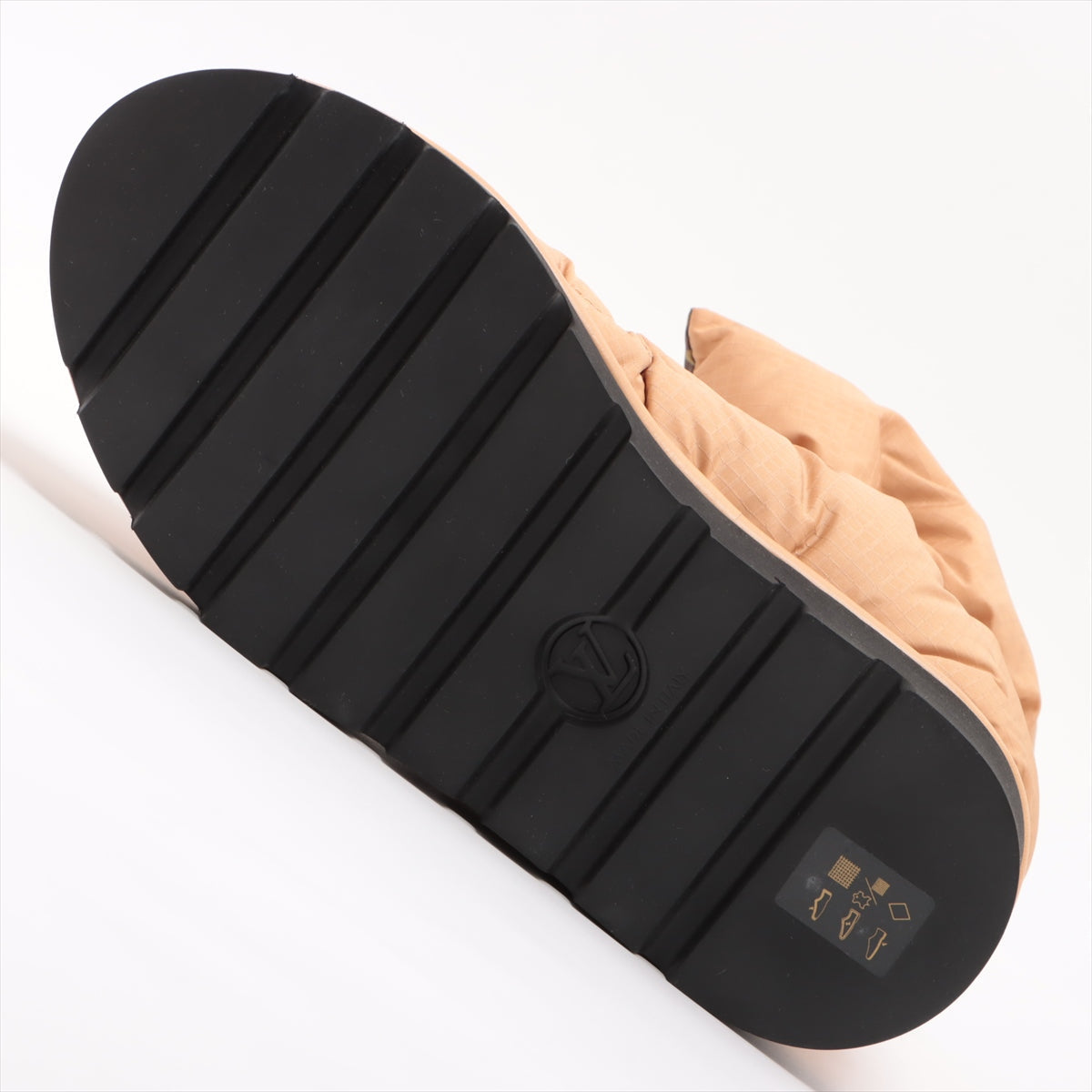 Louis Vuitton Pillowline 21 Years Nylon Boots 37  Beige SC0211 Monogram