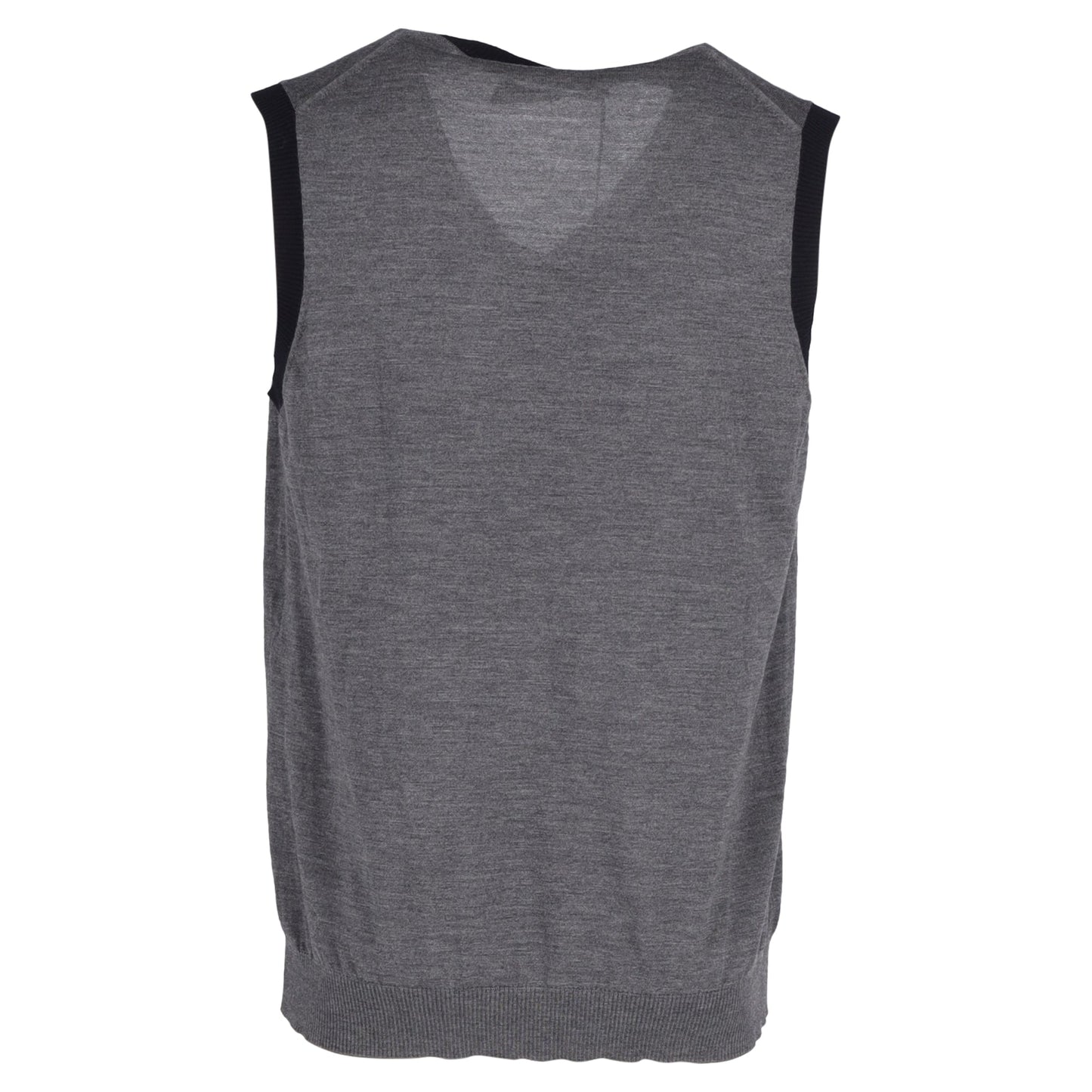 Gucci Bee & Star Sweater Vest in Grey Wool