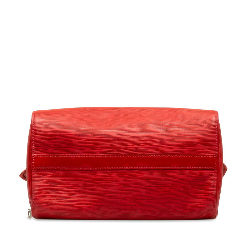 Louis Vuitton Epi Speedy 25 Handbag Mini Boston Bag M43017 Castilian Red Leather  Louis Vuitton