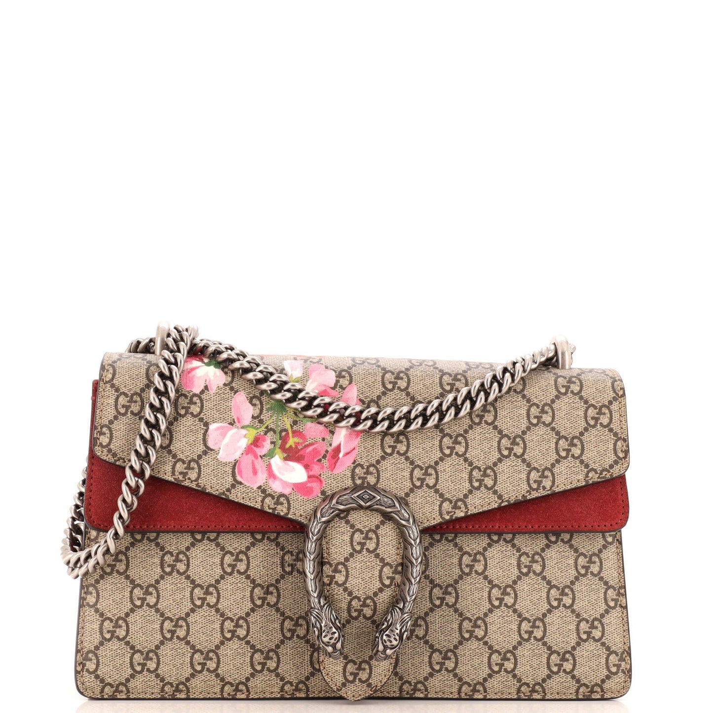 Luxury Gucci Trending 2025 Dionysus Bag Blooms Print GG Coated Canvas Small