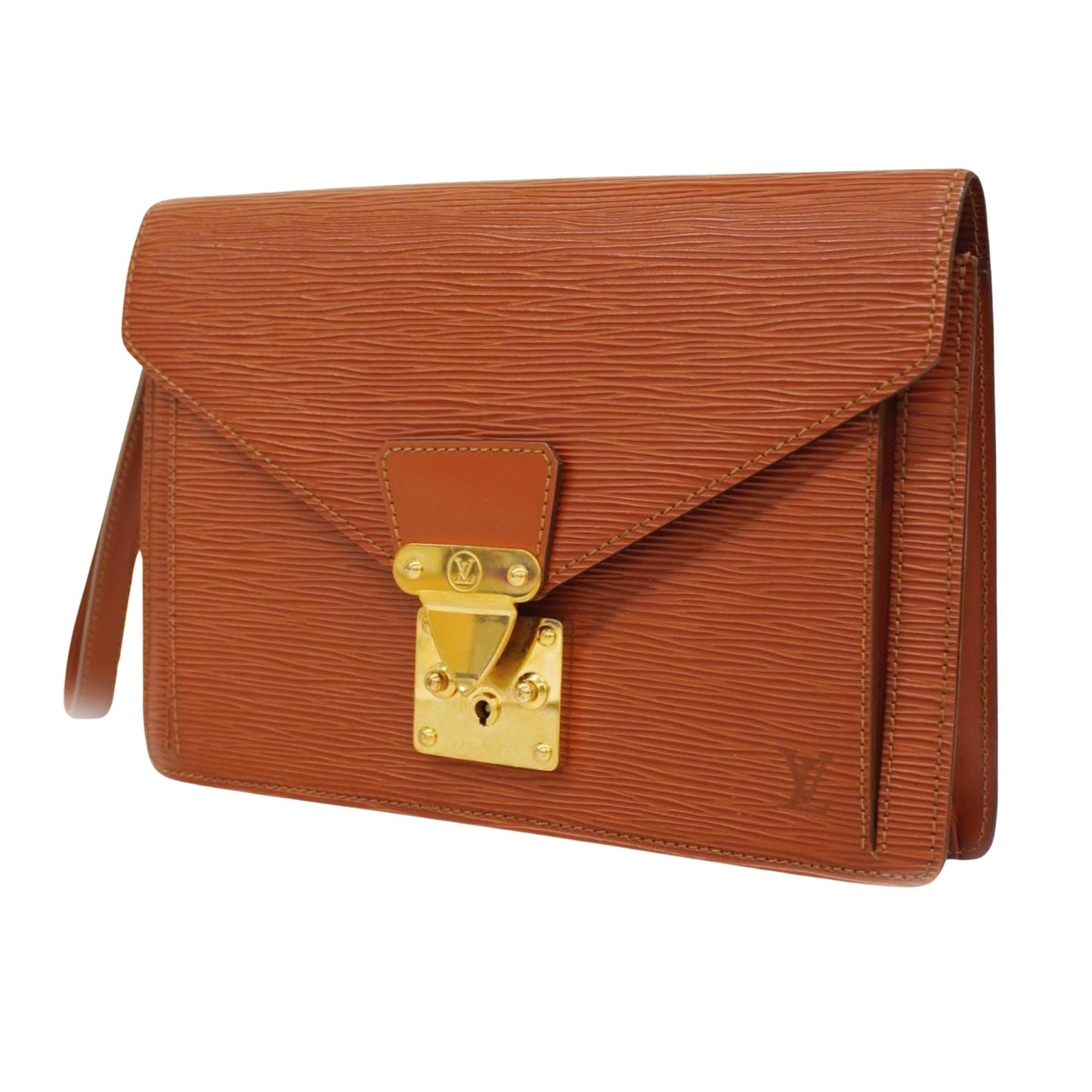 Louis Vuitton Sellier Drangonne  Leather Clutch Bag ()