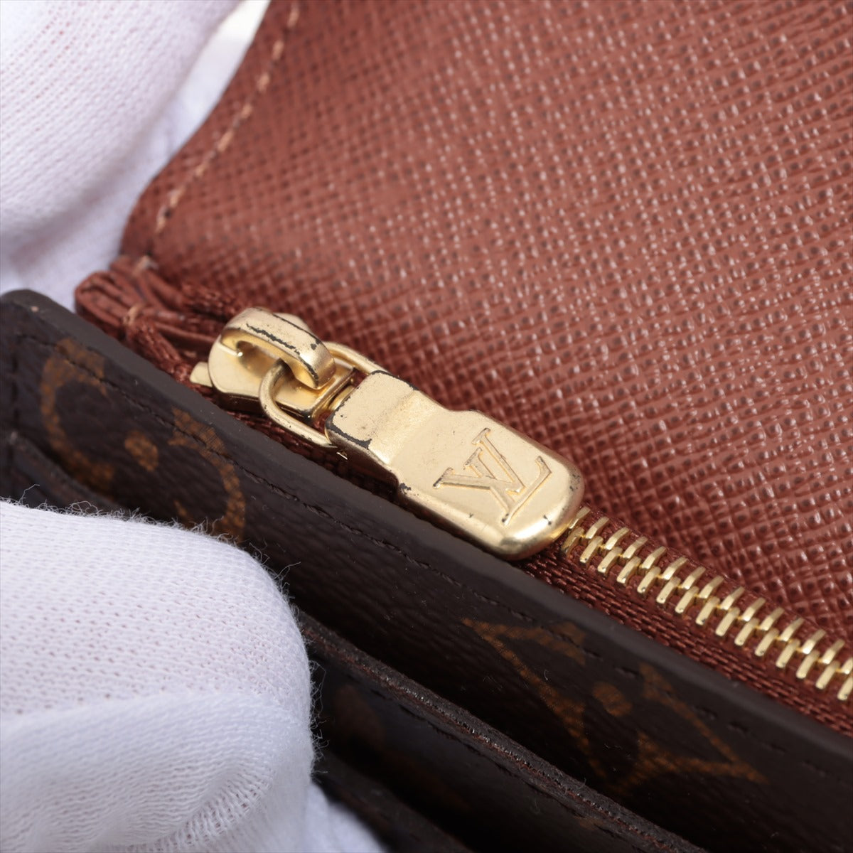 Louis Vuitton Monogram Portefoliosara M60531 Brown Long   Wallet