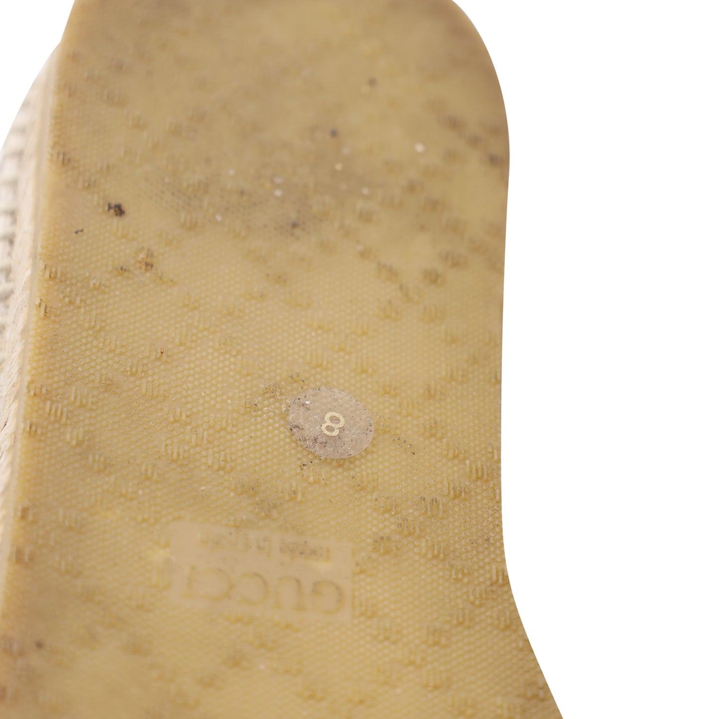 Gucci GG Monogram Espadrille Loafers in Beige Canvas