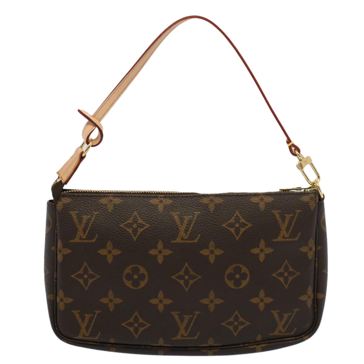 Louis Vuitton Pochette Accessoire  Canvas Clutch Bag ()