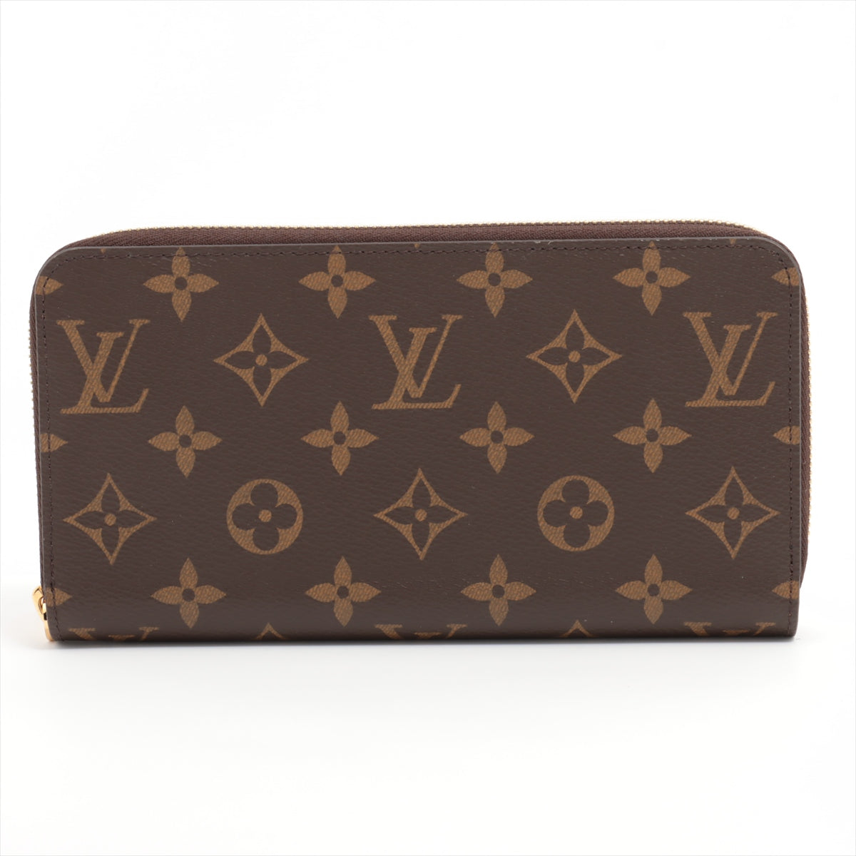 Louis Vuitton Monogram Zippyr Wallet M42616 Brown Round Zipper Wallet