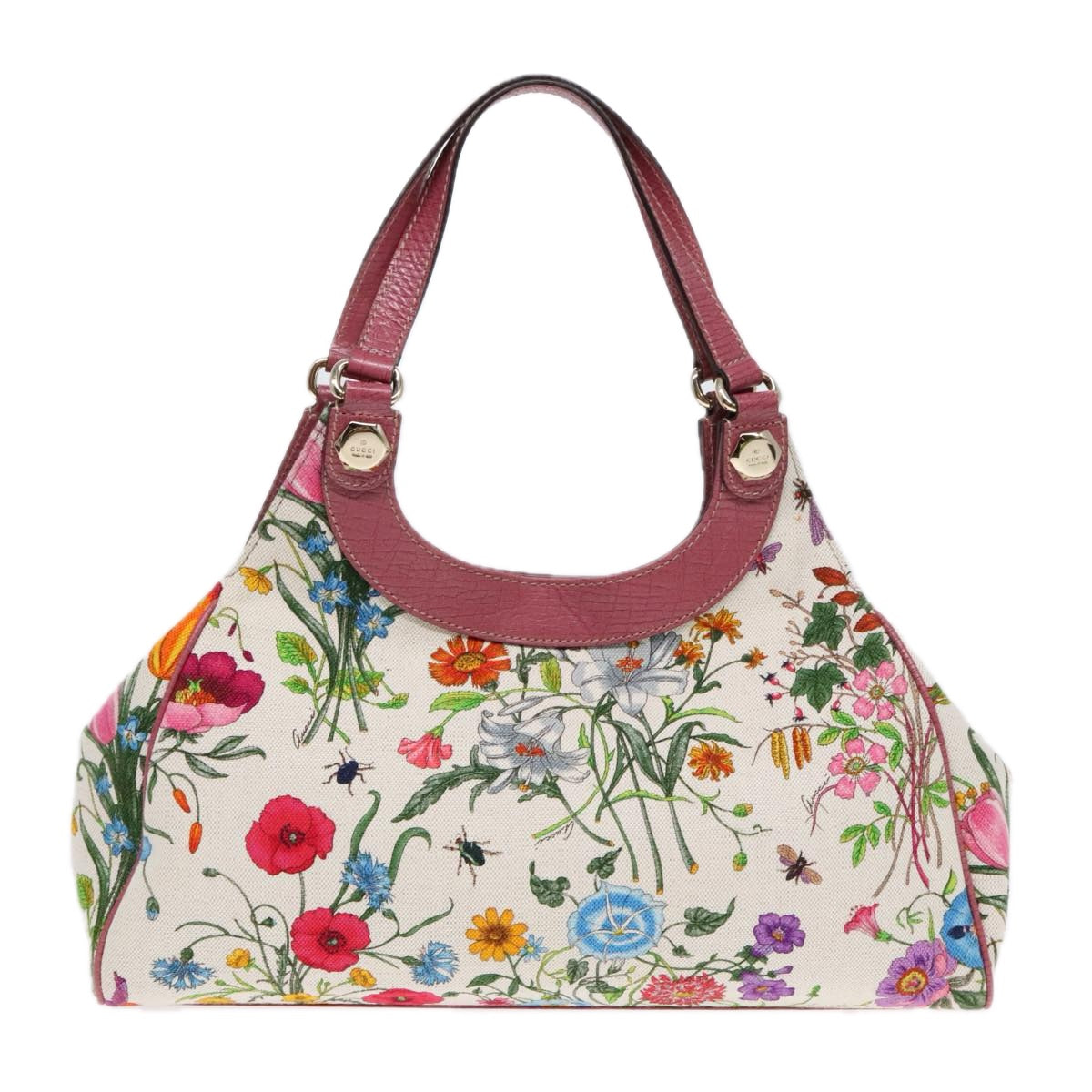 Gucci Flora  Canvas Handbag ()