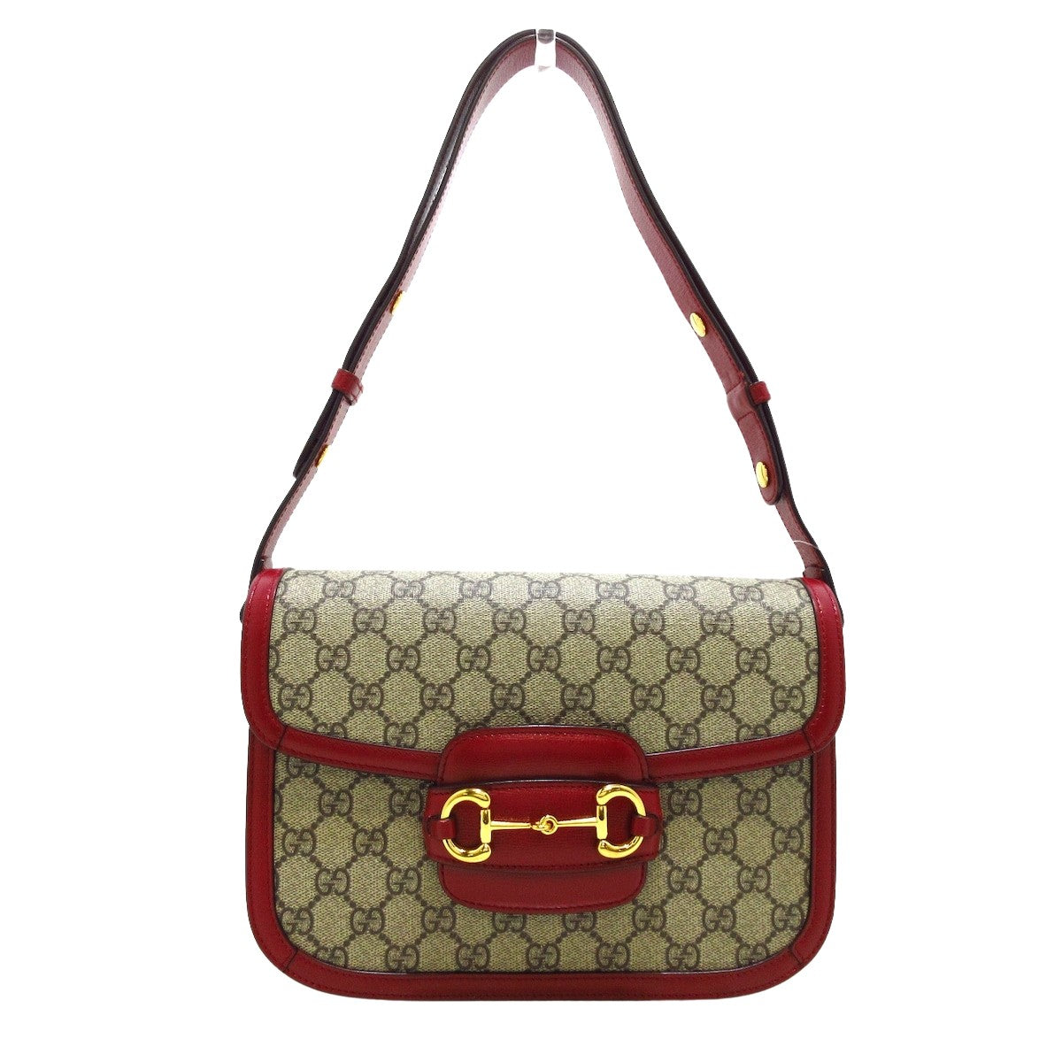 Luxury Gucci Trending 2025 Horsebit  Canvas Shoulder Bag ()