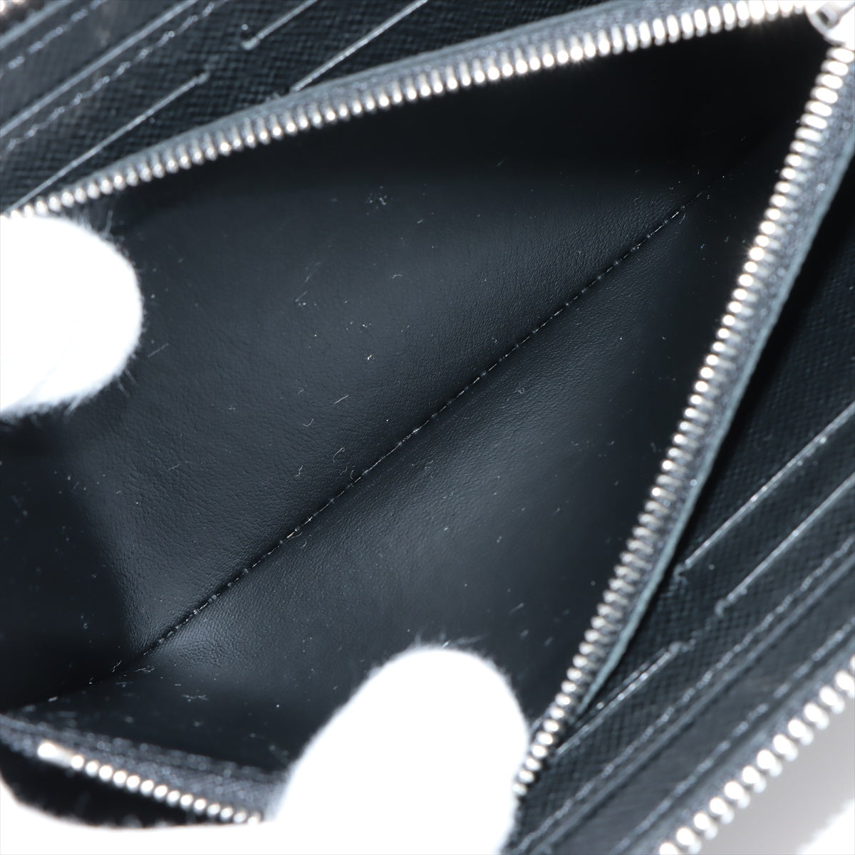 Louis Vuitton Epi Portfolio Clemens M60915 Black Round  Wallet