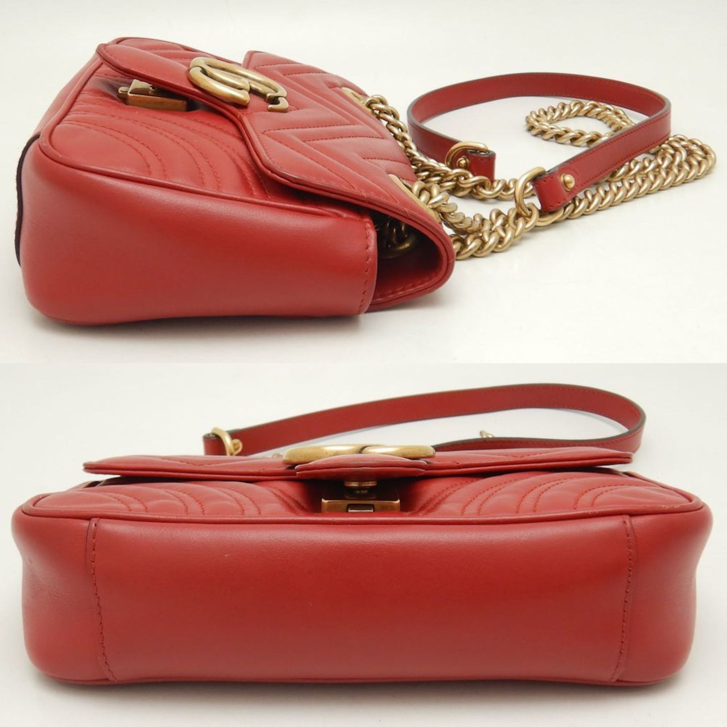 Gucci Gg Marmont  Leather Shoulder Bag ()