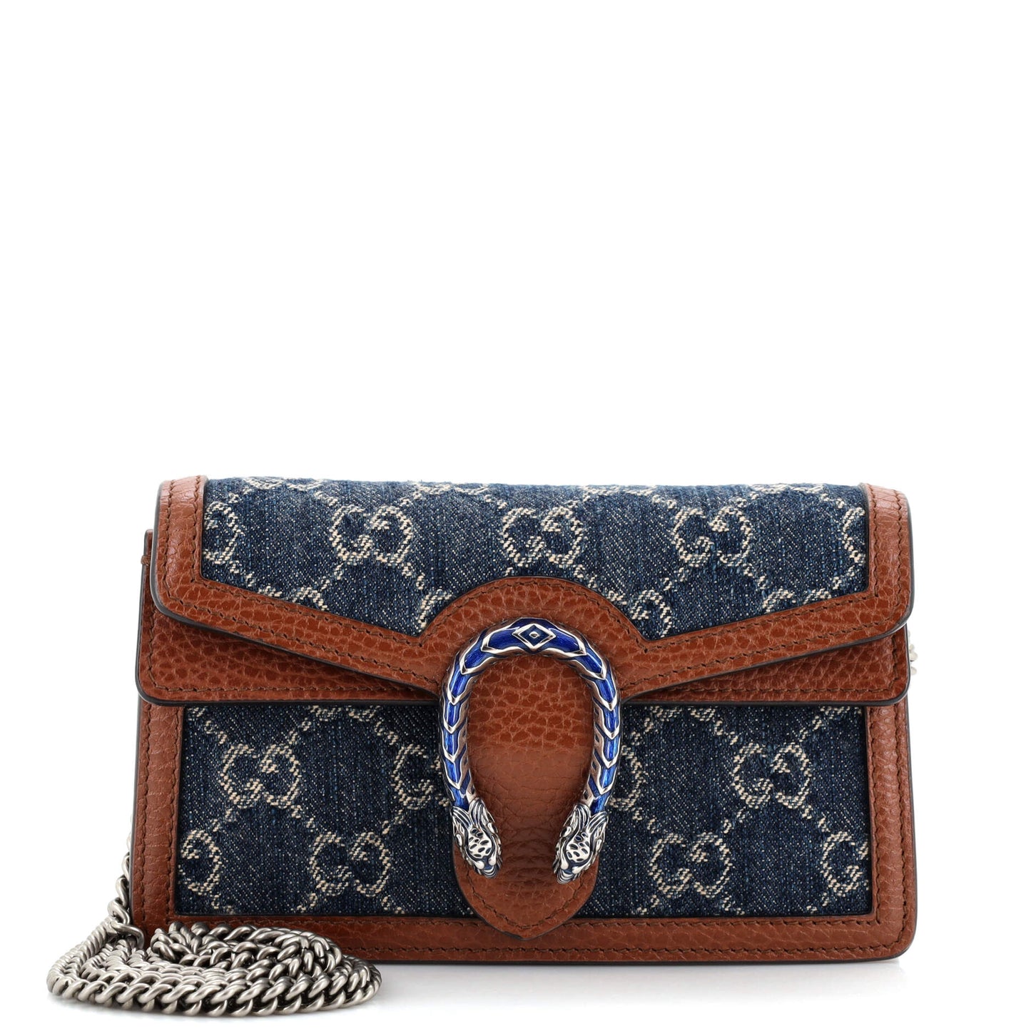 Luxury Gucci Trending 2025 Dionysus Bag GG Denim Super Mini