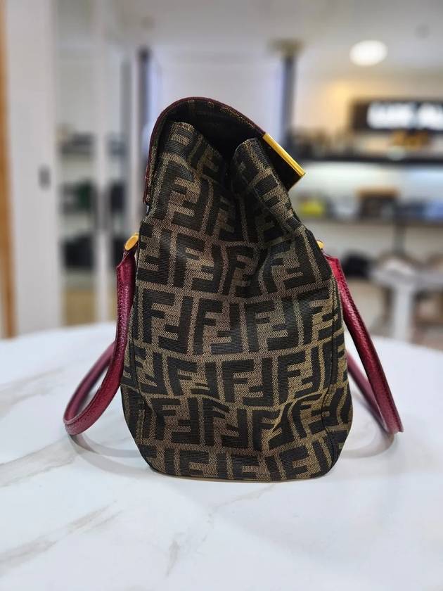 Gucci Luxury Fendi Zucca Jagard Linda Satchel Bag