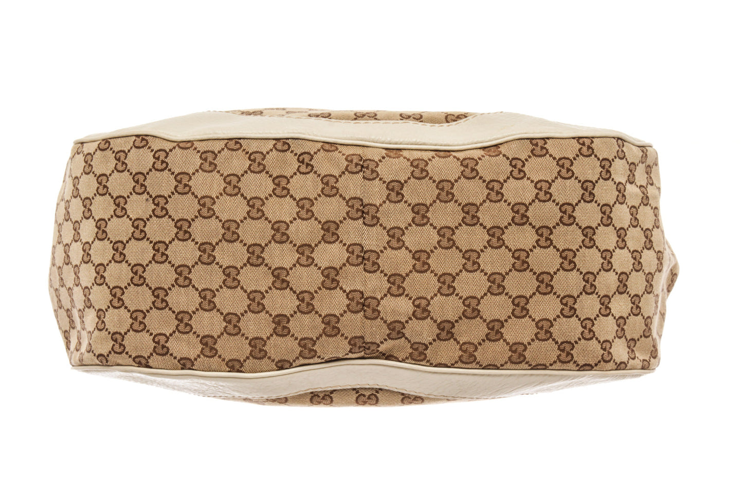 Gucci Brown Leather Charlotte GG Shoulder Bag
