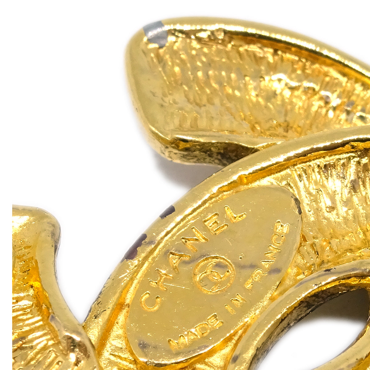 Chanel Gold CC Brooch Pin 1150