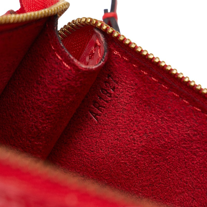 Louis Vuitton Epi Pochette Accessories Handbag Accessories Pochette M52957 Castilian Red Leather  Louis Vuitton