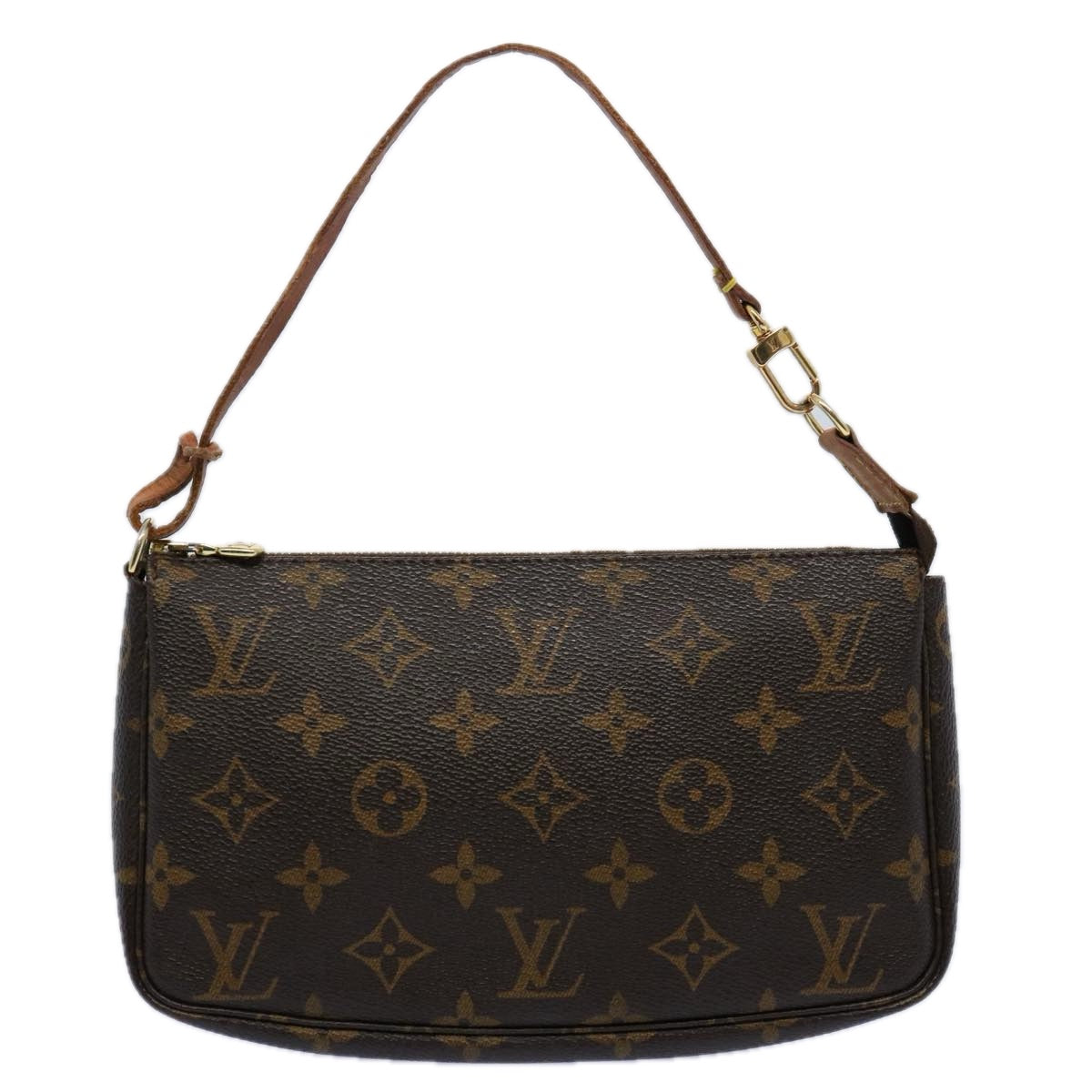 Louis Vuitton Pochette Accessoire  Canvas Clutch Bag ()