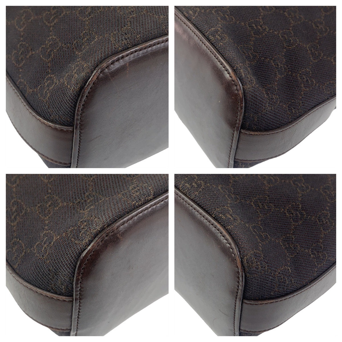 Luxury Gucci Trending 2025 GG Canvas Shoulder Bag Black Silver Hardware