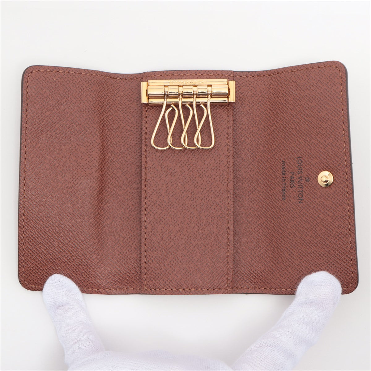 Louis Vuitton Monogram Multicell 4 M69517 Brown Keycase  Reaction