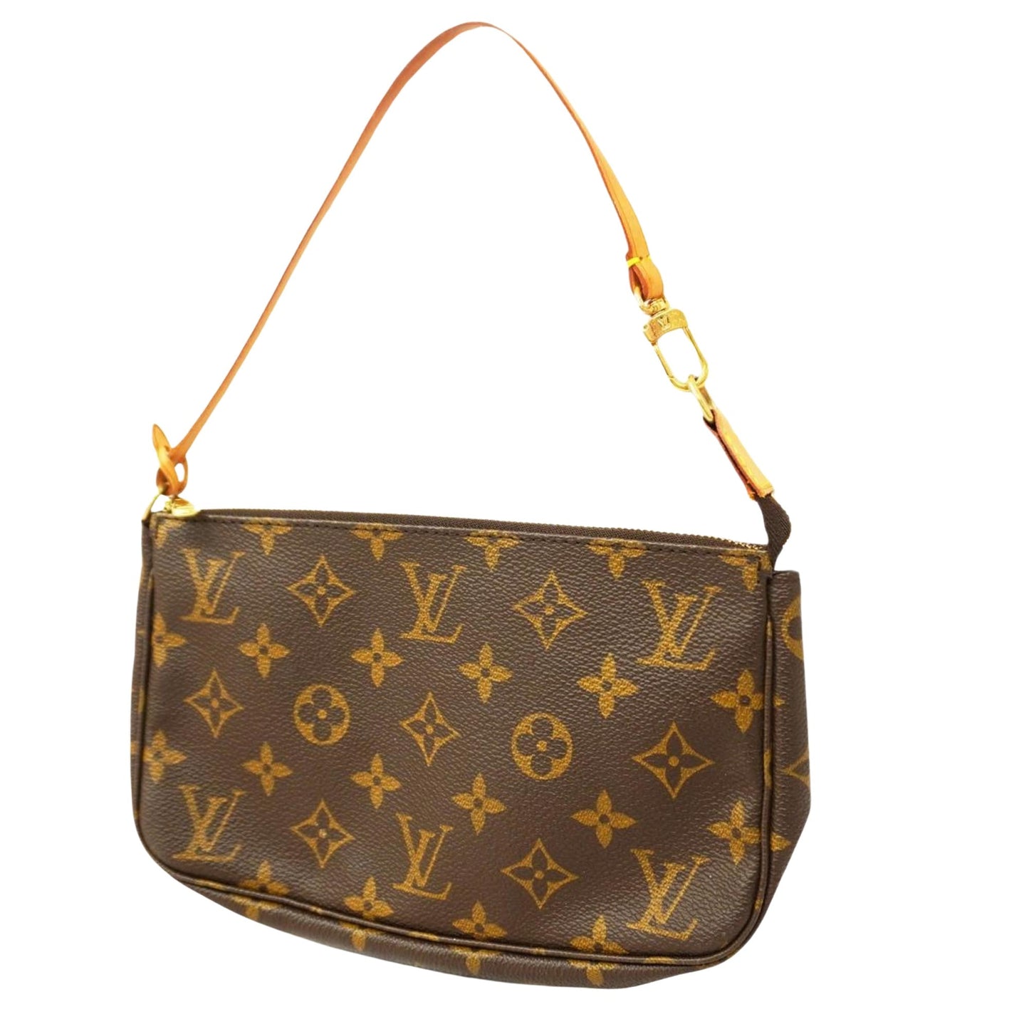 Louis Vuitton Pochette Accessoire  Canvas Clutch Bag ()