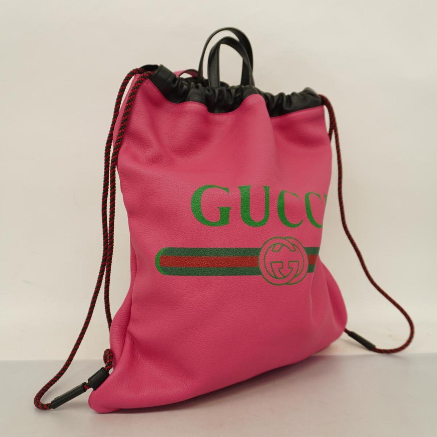 Luxury Gucci Trending 2025 Logo  Leather Backpack Bag ()