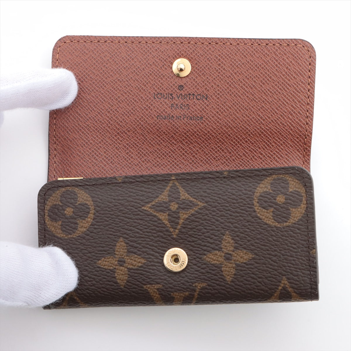 Louis Vuitton Monogram Multicell 4 M69517 Brown Keycase  Reaction