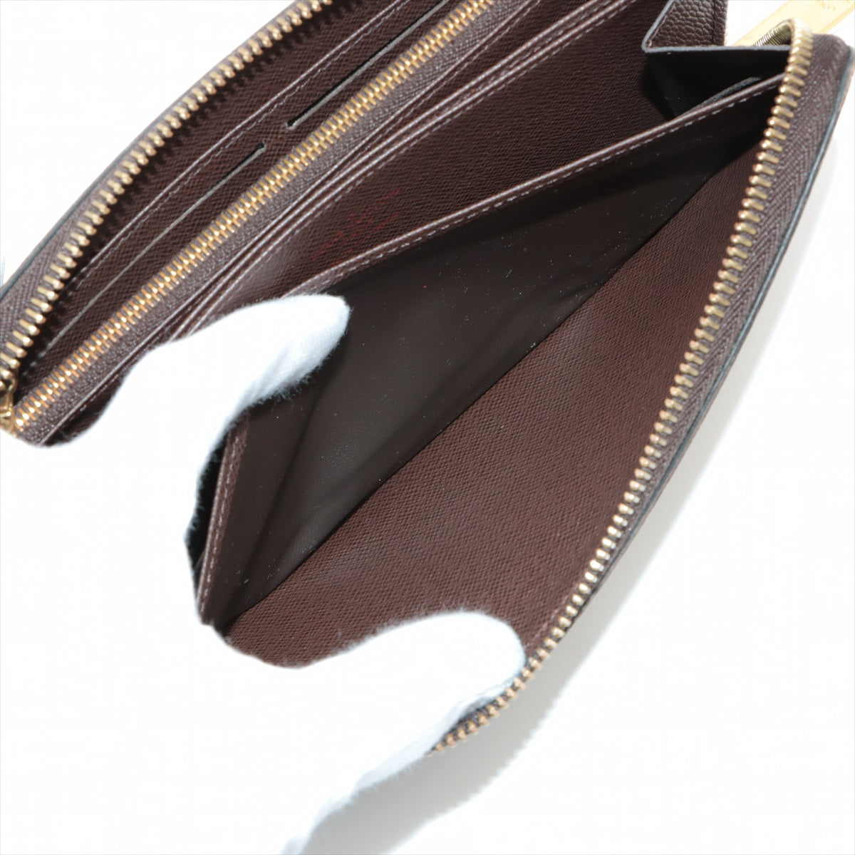 Louis Vuitton Damier Zippie Wallet N41661 Brown Round Zip Wallet