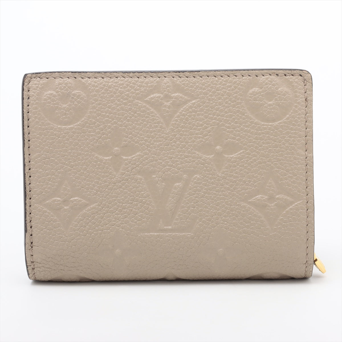 Louis Vuitton Monogram Emplant Portfolio Clair M80152 Tourtree Compact Wallet