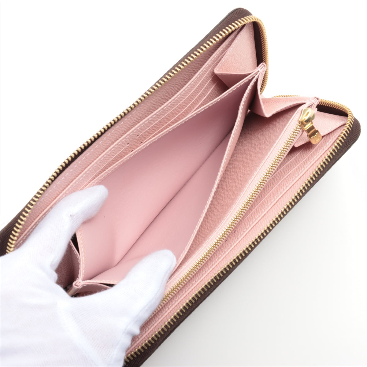 Louis Vuitton Monogram  Wallet M41894 Rose Valerie Round Zip Wallet