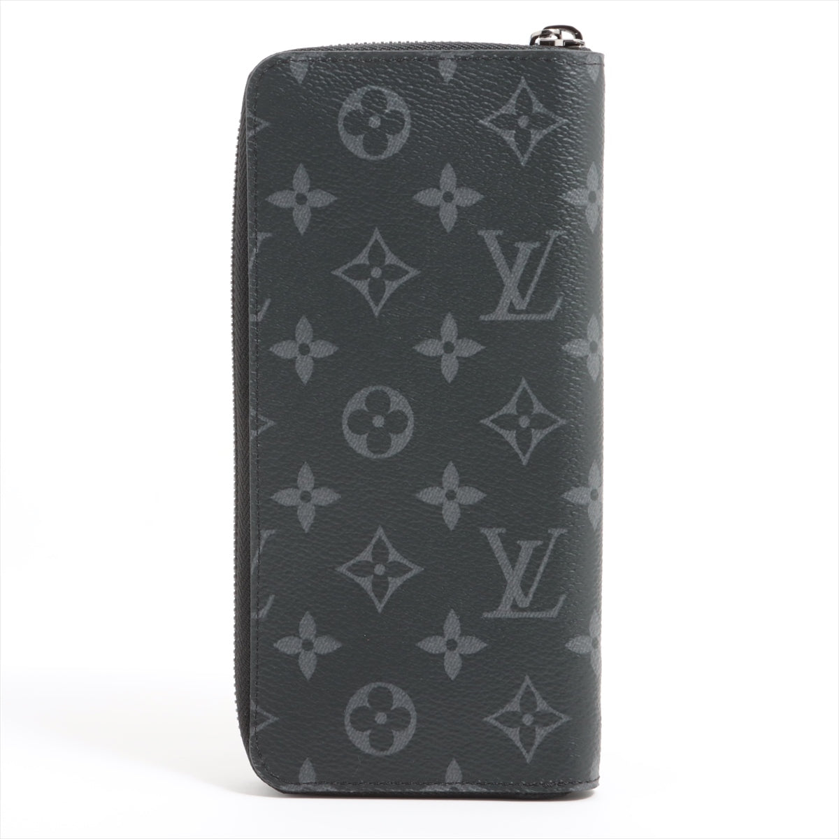 Louis Vuitton Monogram Zippy Wallet Vertical M62295 Black Wallet
