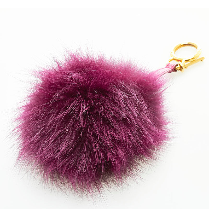 Luxury FendiPom-Pom Bag Charm - '10s