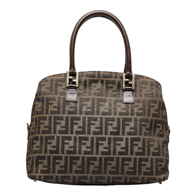 Luxury FendiZucca Canvas Handbag - '10s