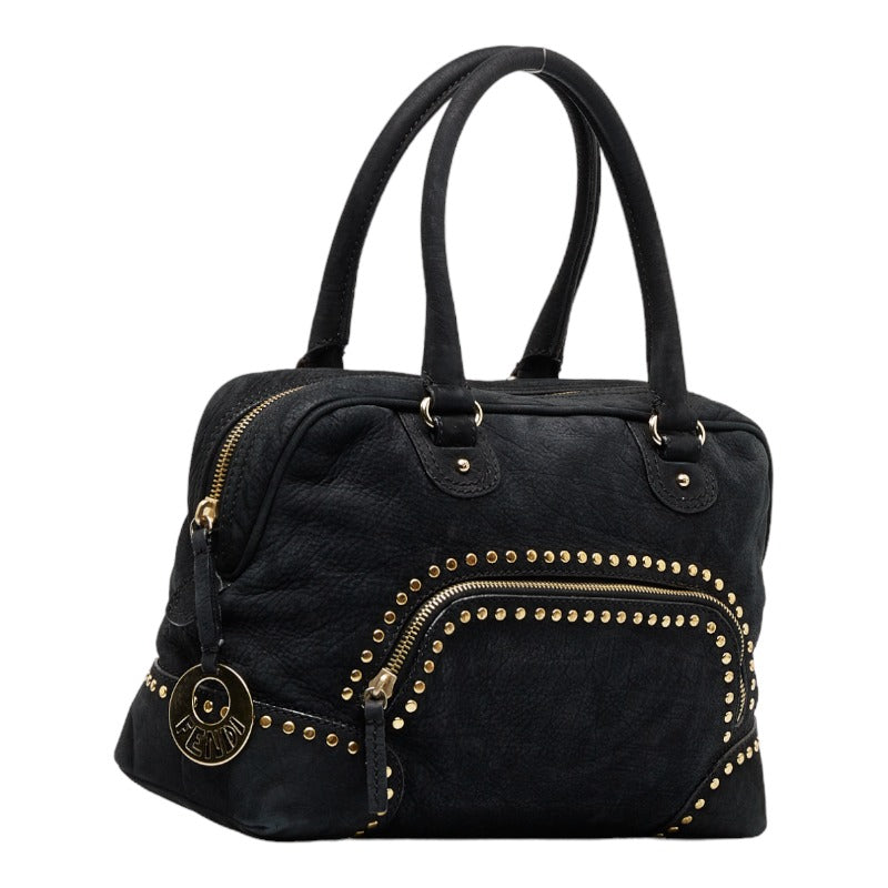 Luxury FendiStudded Forever Bauletto Bag - '10s
