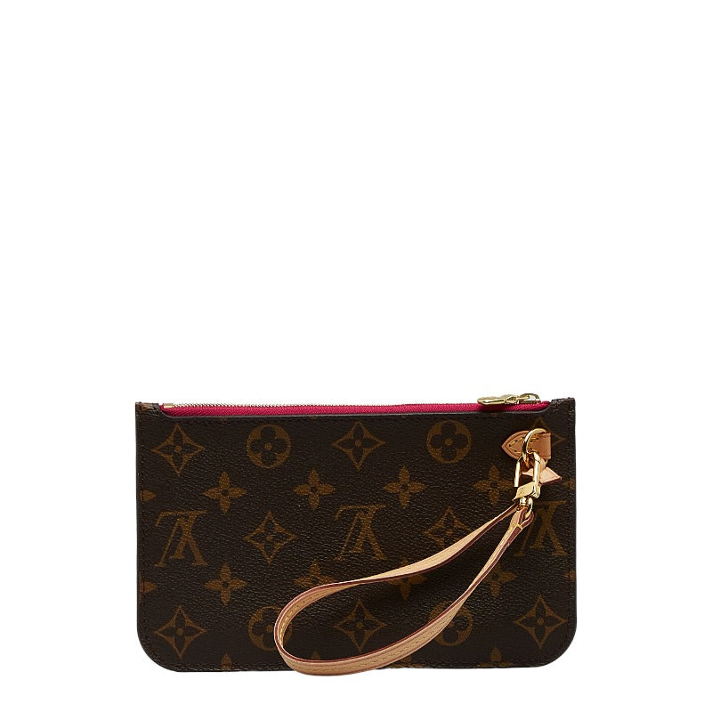 Louis Vuitton Monogram Neverfull PM Pouch Brown