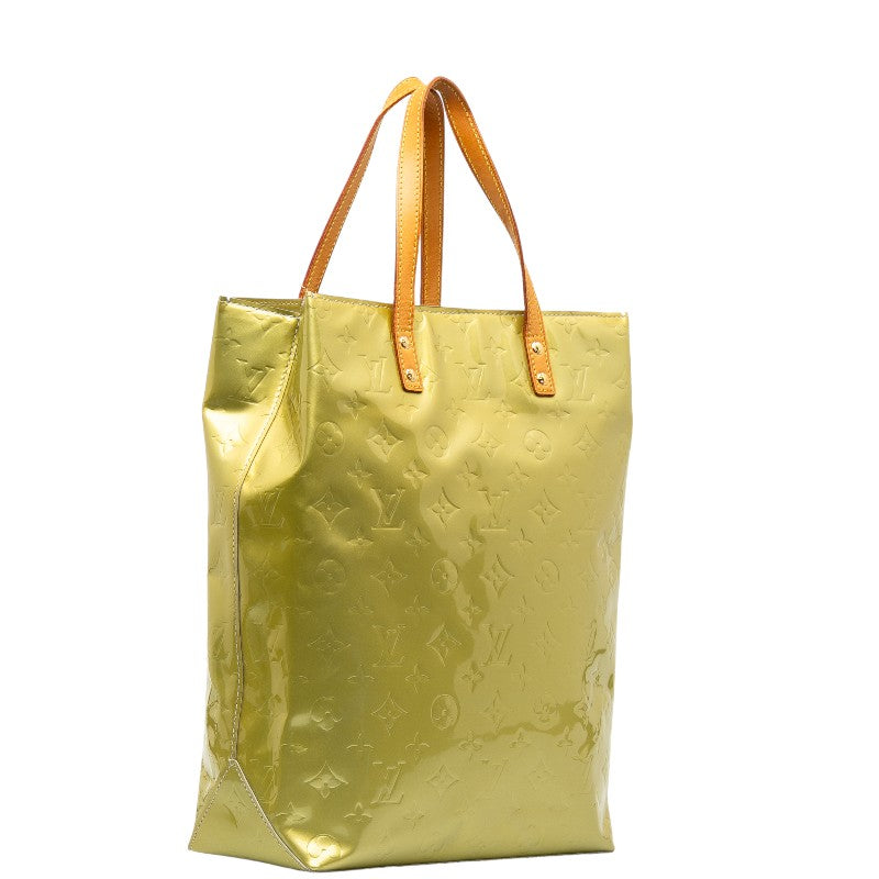 Louis Vuitton Monogram Verni Reed MM Handbag M91141 Patent Leather