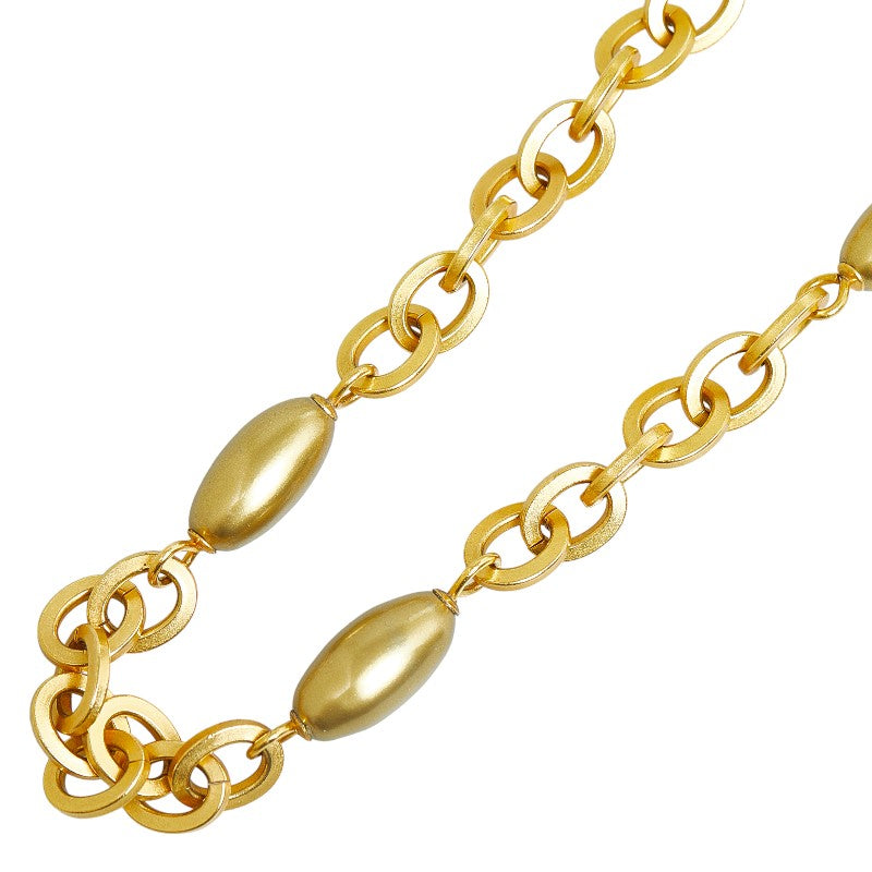 Chanel Coco Mark Necklace Gold Plated