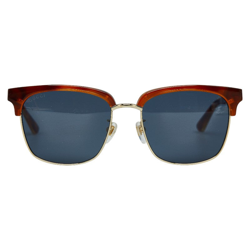 Luxury Gucci Trending 2025 Plastic Sunglasses GG0382S Brown Blue