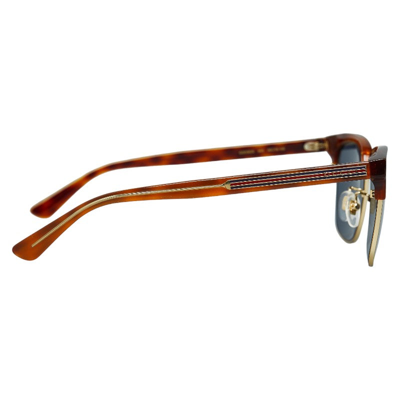Luxury Gucci Trending 2025 Plastic Sunglasses GG0382S Brown Blue
