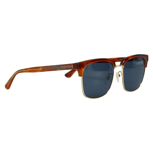 Luxury Gucci Trending 2025 GG0382S Plastic Sunglasses Brown Blue