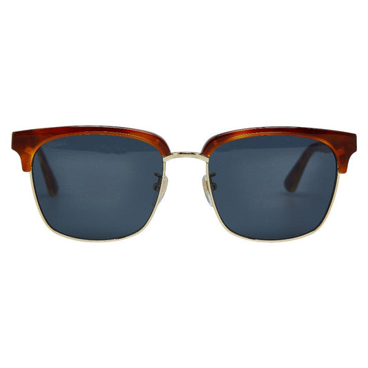 Luxury Gucci Trending 2025 GG0382S Plastic Sunglasses Brown Blue