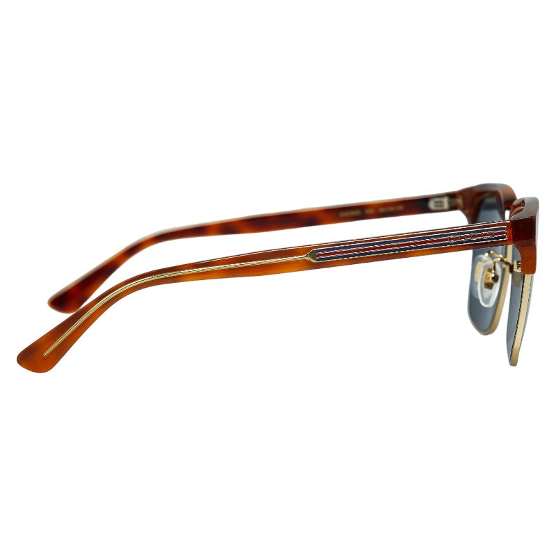 Luxury Gucci Trending 2025 GG0382S Plastic Sunglasses Brown Blue