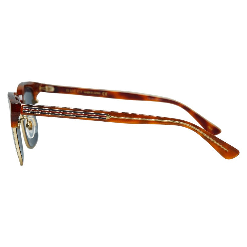 Luxury Gucci Trending 2025 GG0382S Plastic Sunglasses Brown Blue