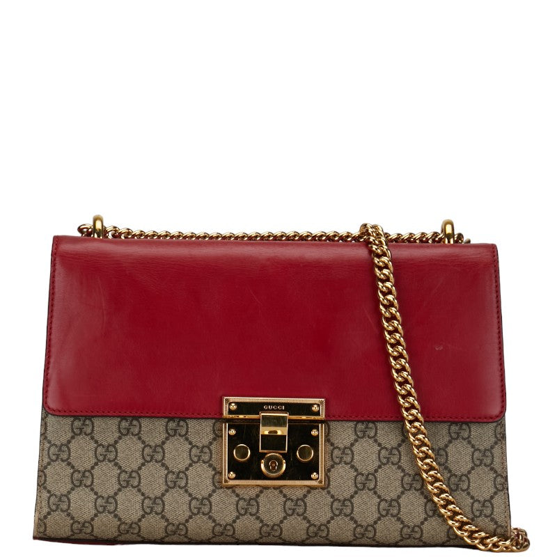 Luxury Gucci Trending 2025 GG Supreme Chain Shoulder Bag 409486