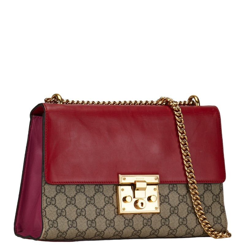 Luxury Gucci Trending 2025 GG Supreme Chain Shoulder Bag 409486