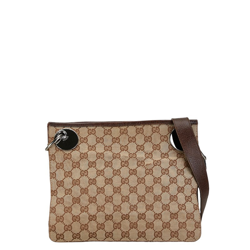 Luxury Gucci Trending 2025 GG Canvas Shoulder Bag Beige Brown