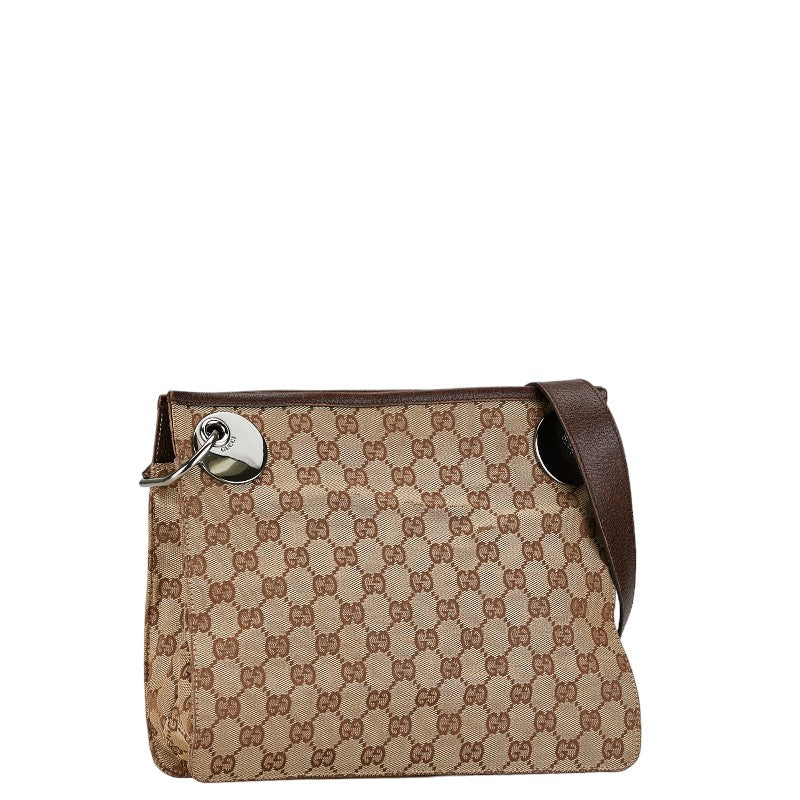 Luxury Gucci Trending 2025 GG Canvas Shoulder Bag Beige Brown