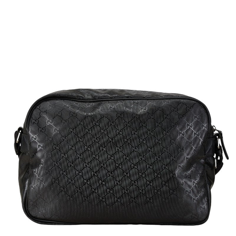 Luxury Gucci Trending 2025 GG Imprime Shoulder Bag Black PVC Leather